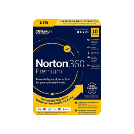 Norton 360 Premium | 10 devices | 1 year