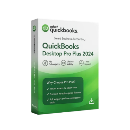 Intuit QuickBooks Desktop Pro Plus 2024 Lifetime License